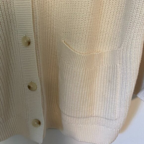 Loft V-neck Button-up Cozy Sweater XXL - Picture 4 of 5